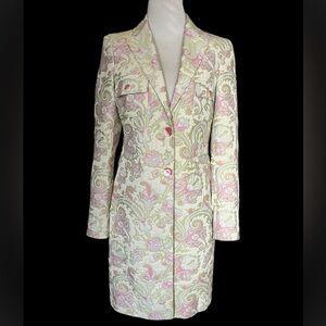 Etro Paisley Patterned Notched Lapel Jacket SZ 38